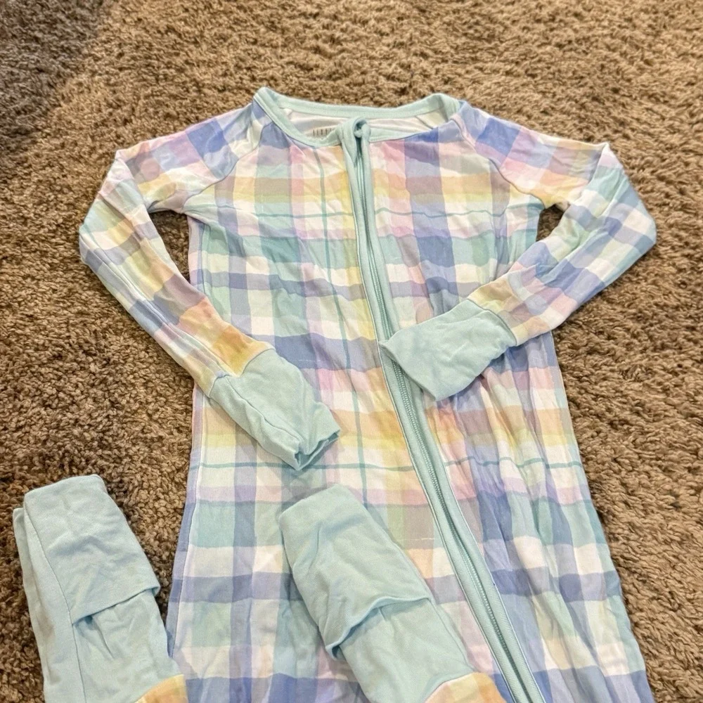 Little Sleepies One Piece Baby 18-24M Full Zip Sleeper Lunaluxe Bamboo Stretch